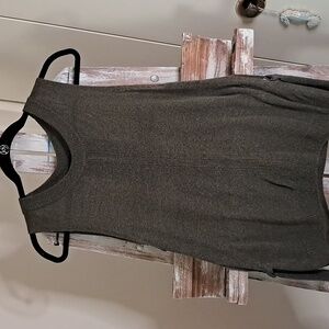 Lucky Brand Olive Green Sleeveless Summer Sweater